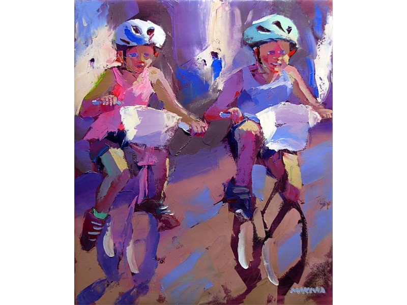 The Riders 56x71cm SOLD