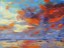 Pereybere-Red Sunset 25x40cm AVAILABLE AT MAKIWA GALLERIES